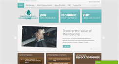 Desktop Screenshot of calhounchamber.com